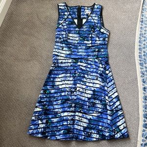 Banana Republic blue floral dress-size 2